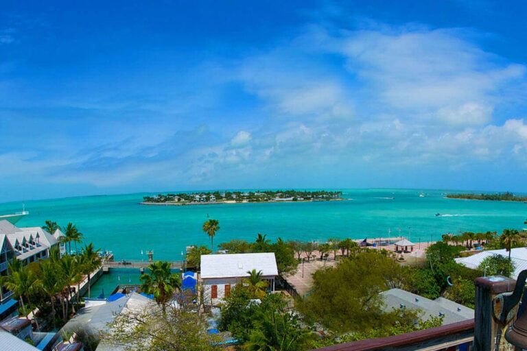 Aerial view of Key West