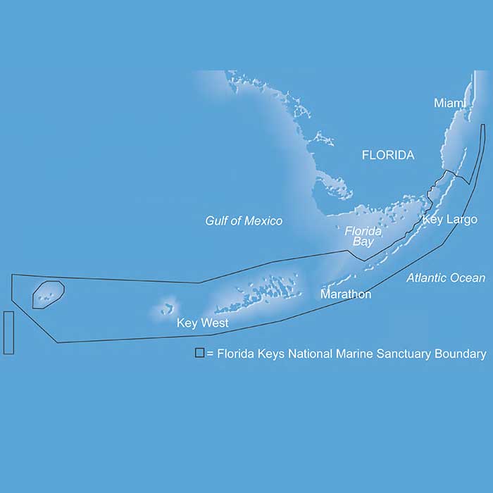 florida keys national marine sanctuary map