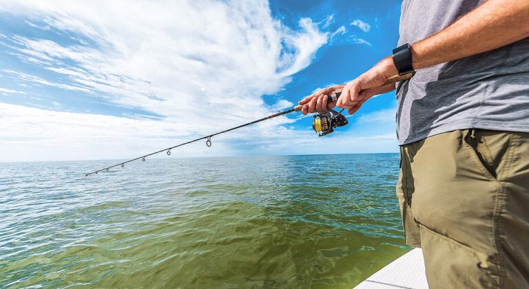 Man fishing