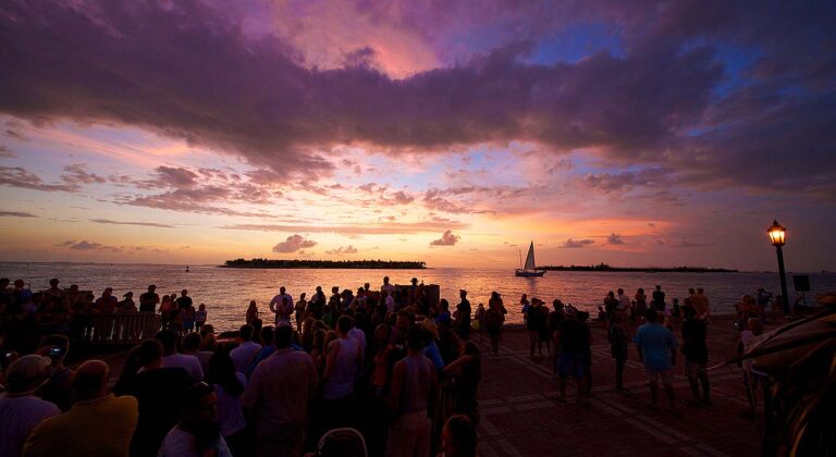 sunset at Mallory Square