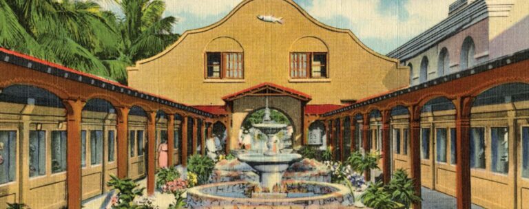 old photo of key west aquarium