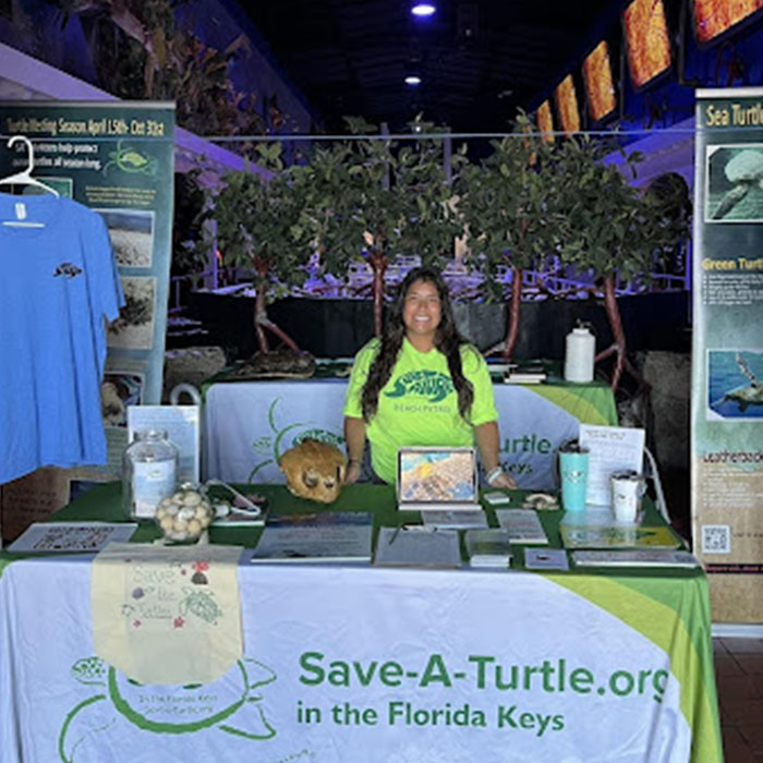 save a turtle stand at the key west aquarium