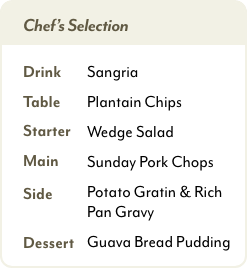 image card menu